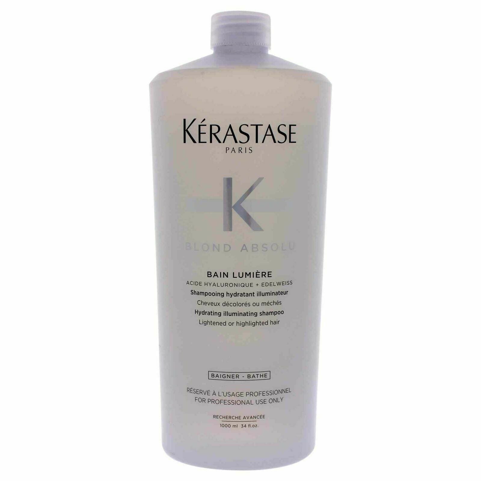 Blond Absolu Bain Lumière & Cicaflash Duo, 1L with Pumps Kérastase Blond Absolu Bain Lumière & Cicaflash Duo, 1L with Pumps